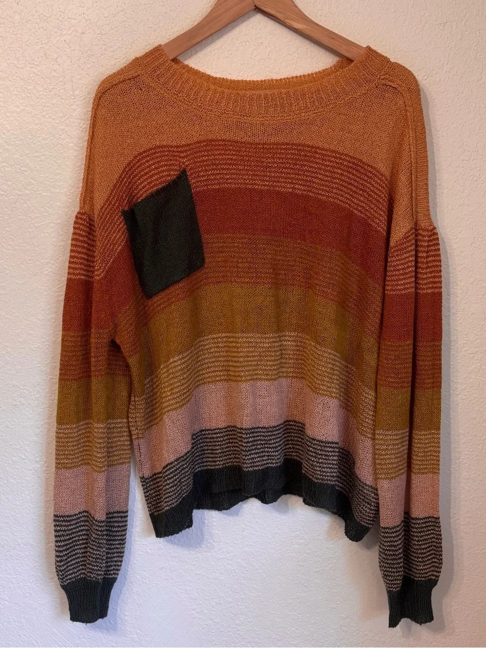 Hayden Striped Pullover Medium
